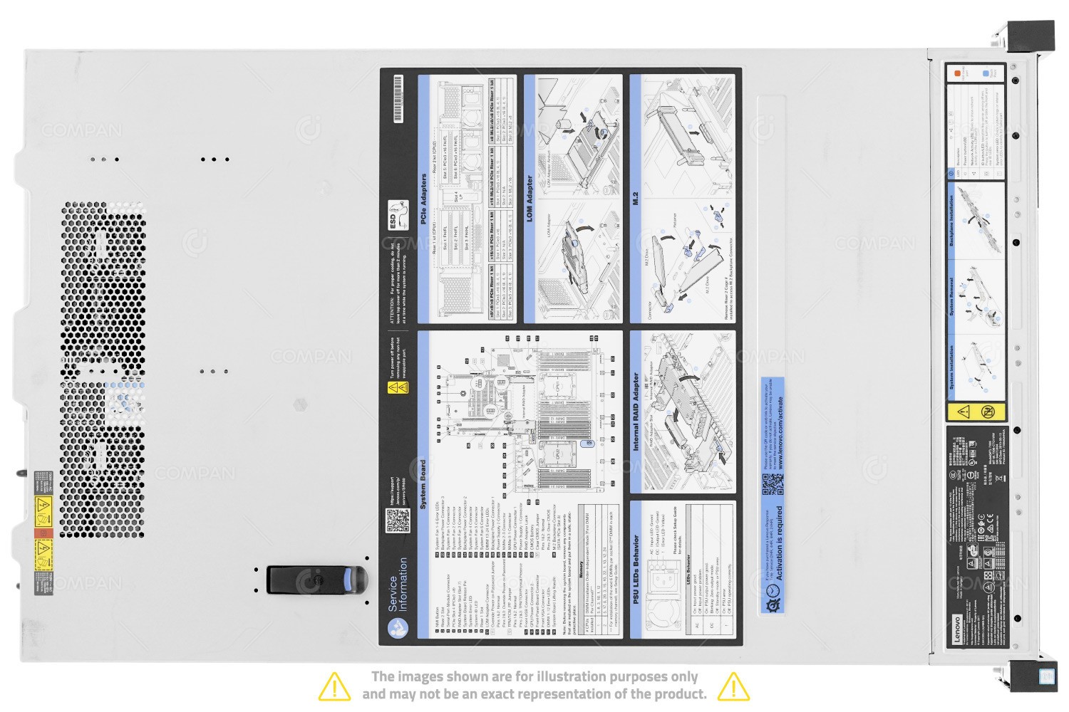 Lenovo ThinkSystem SR650 8LFF 2x Xeon Gold 6244 64GB RAM Rails