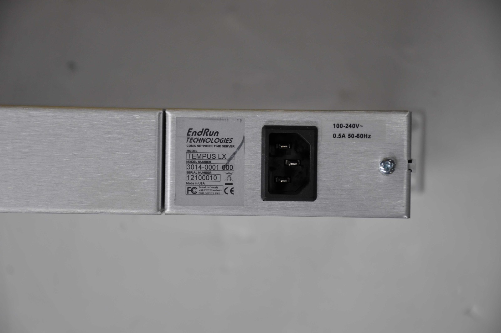 Tempus LX CDMA Network Time Server Grade B 3014-0001-000