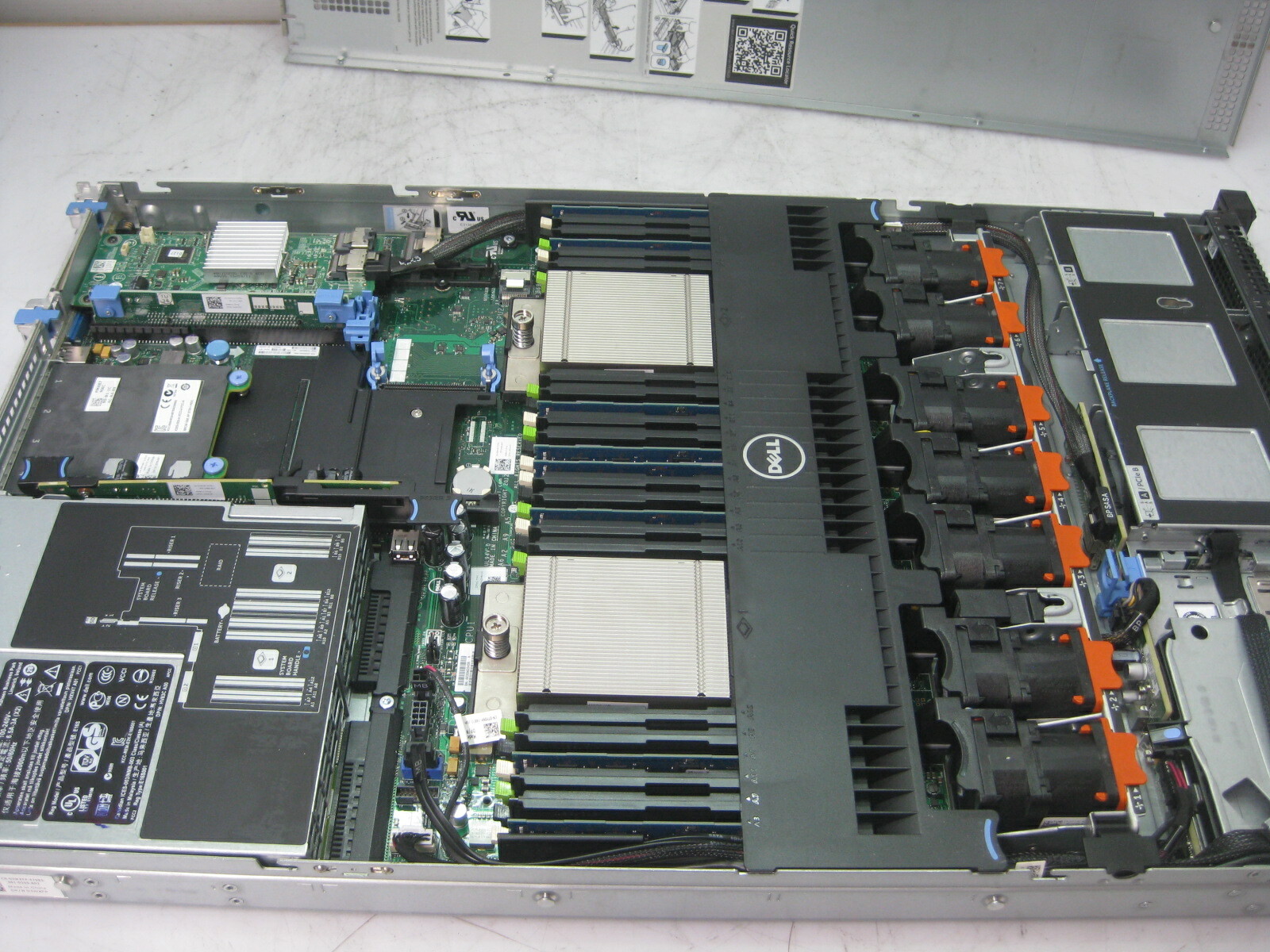 USED DELL PowerEdge R620 SERVER 2x E5-2603 4C@1.8GHz 16GB RAM PERC H310 2x 250GB