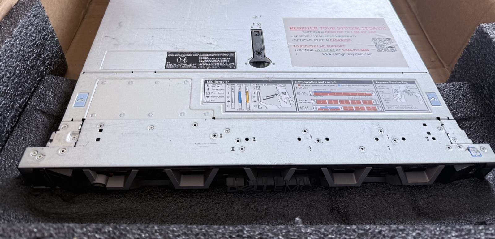 Dell PowerEdge R640 Server 384GB 2x Gold 6130 2.1GHz 32 Cores H730P 2x 1.2GB SAS