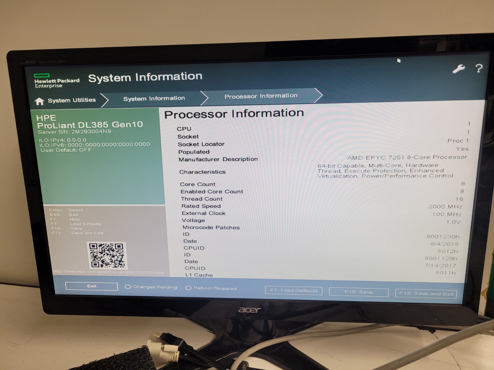 HPE ProLiant DL385 G10 2x AMD EPYC 7251 32GB RAM P408i-a SR 2U Server 8 Bay SFF