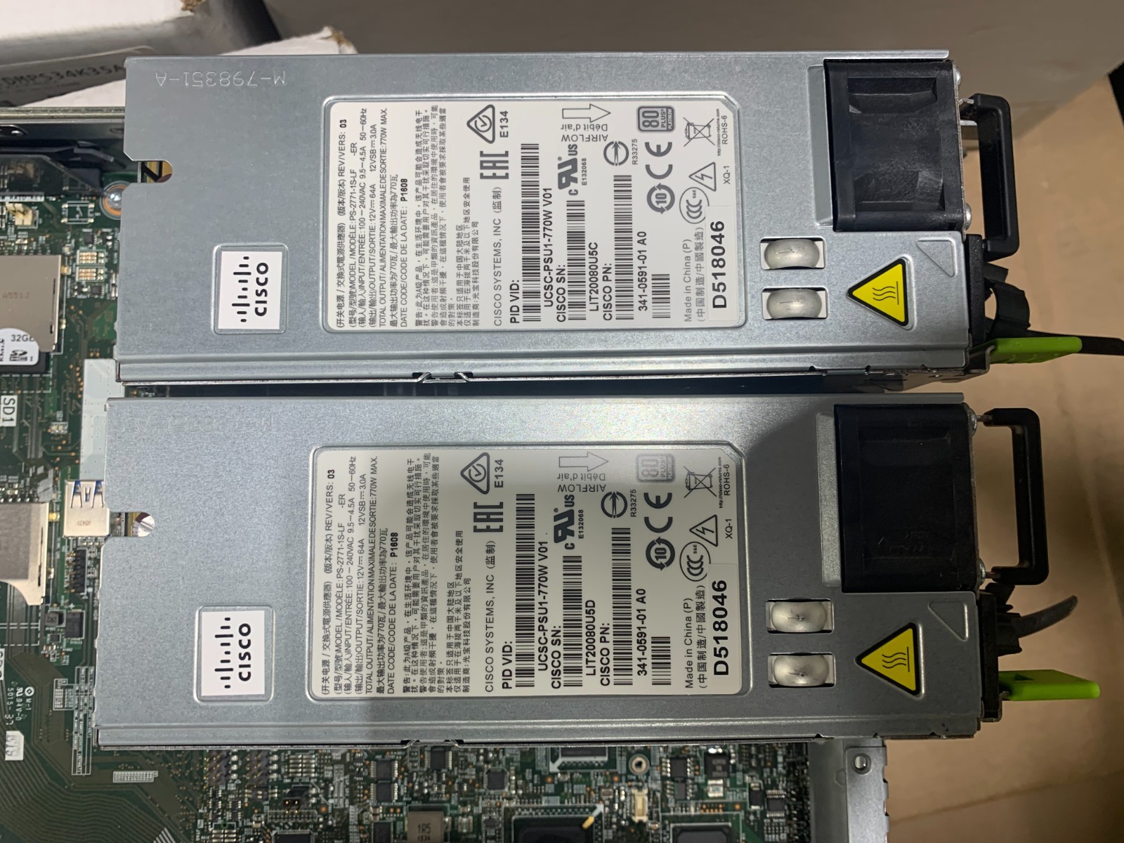 CISCO USC C220 M4 Server/ 16Gb RAM/ 3x 600Gb HDD SAS / Xeon 2.4 GHz/ 2x PSU