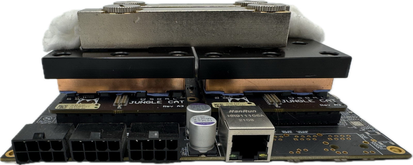 SQRL Jungle Cat, Direct Liquid Cool, with 2x Xilinx Virtex UltraScale+ XCVU35P