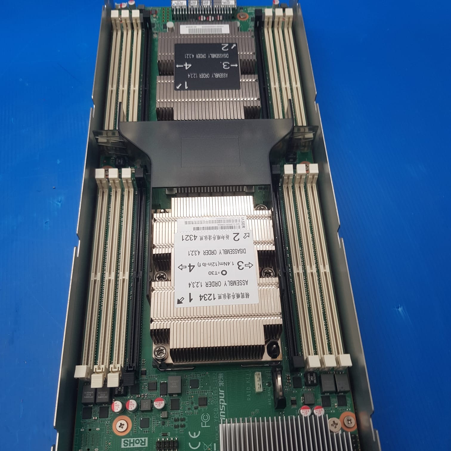 Inspur Blade Server Module with NVME and 2 x Xeon Silver 4216 CPU, no ram