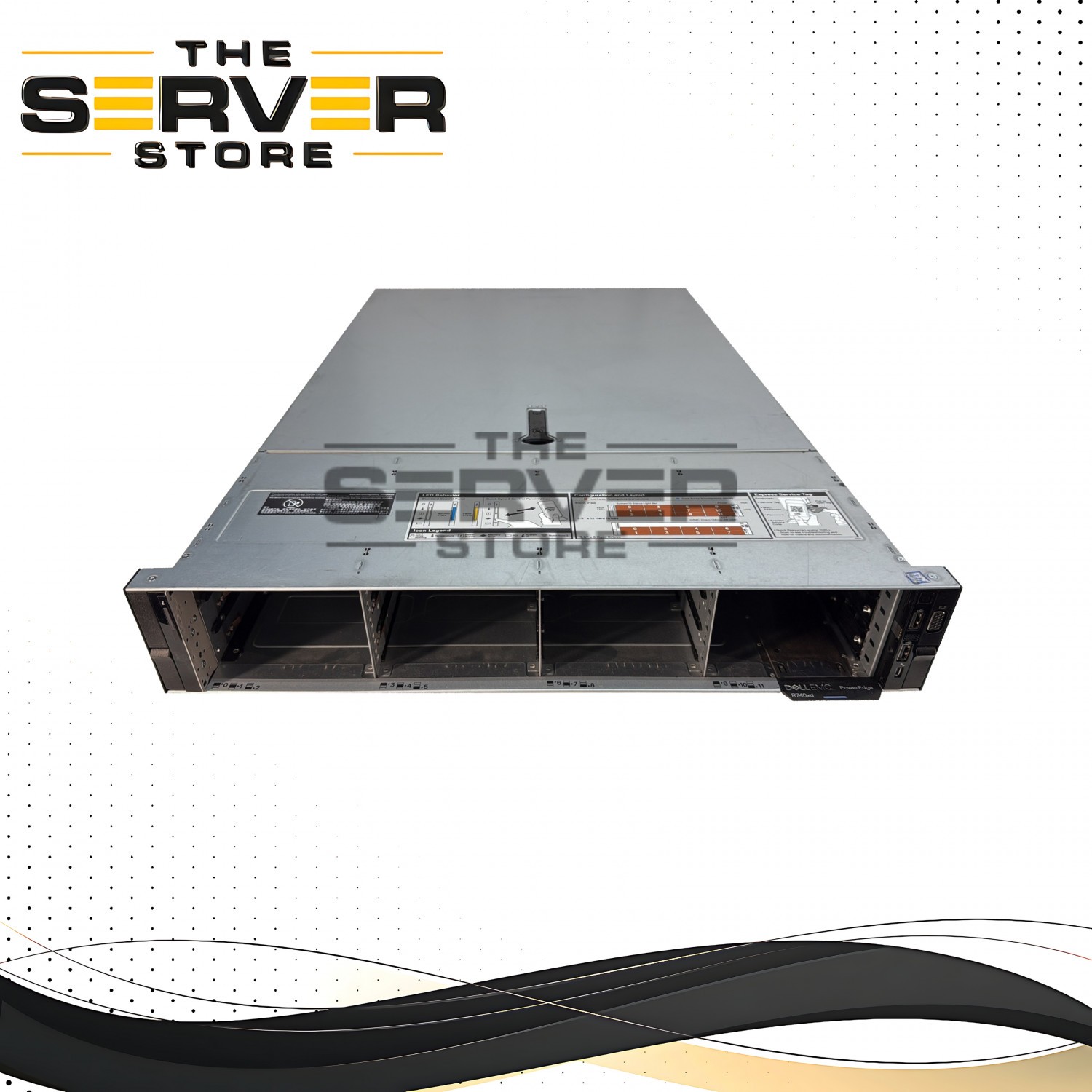 R740xd 12LFF/4SFF 2x Platinum 8168 64GB H730p 12x Trays 2x 600GB 25GbE SFP28