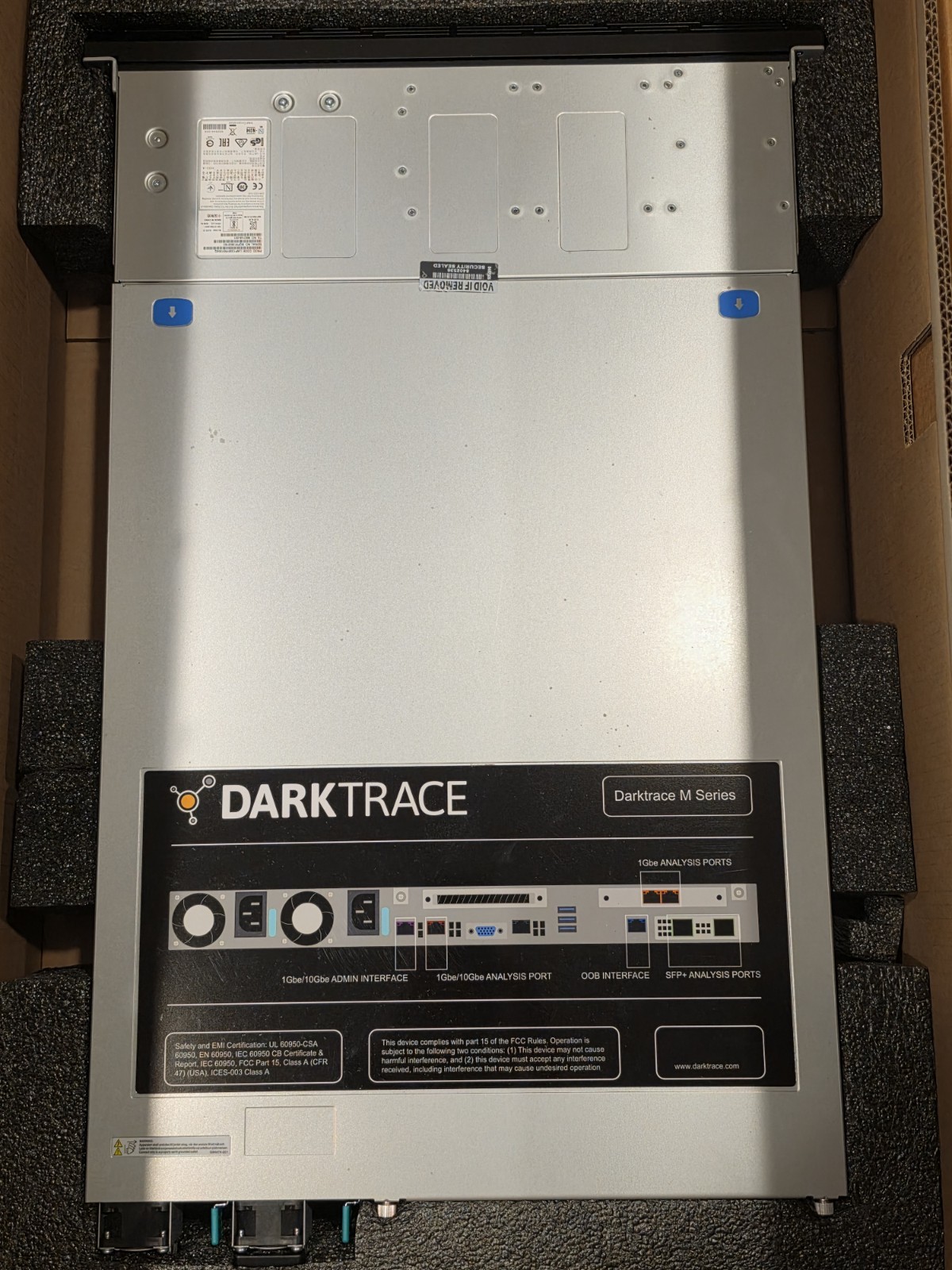 Darktrace M Series 1U Rack Network Security Appliance DCIP-M Cyber AI Server
