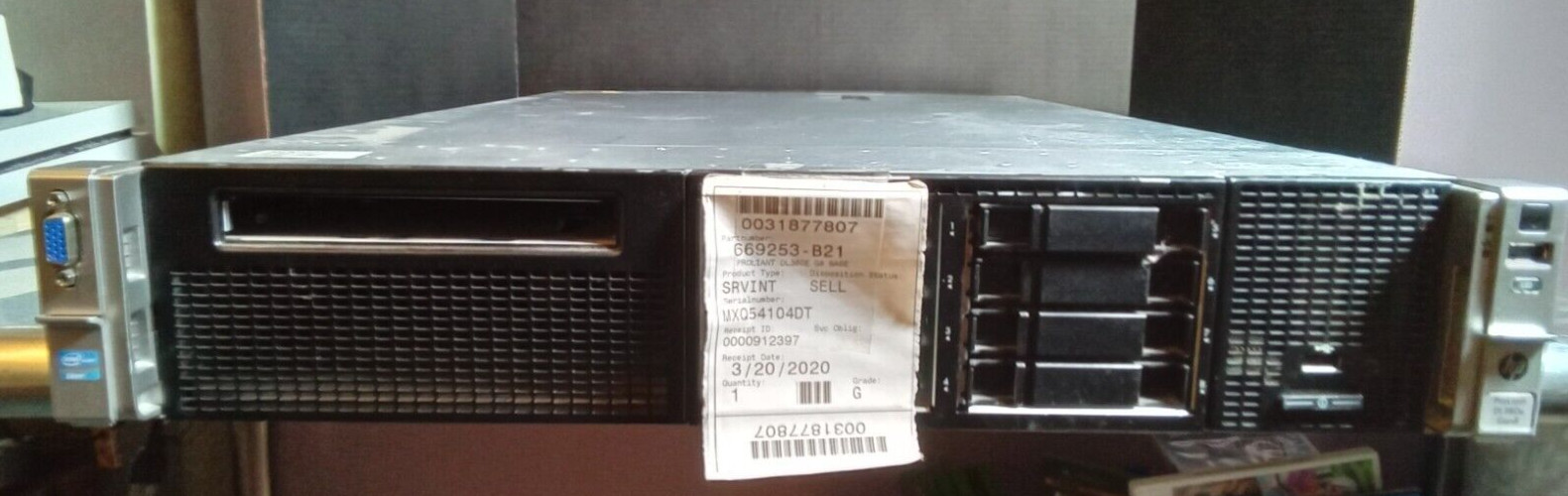 HP ProLiant DL380E G8 2U CTO Server 669253-B21