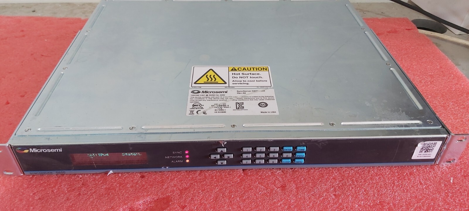 Microsemi Syncserver S600 Server 090-15200-601 Make Offers! UPS Shipping! A-5