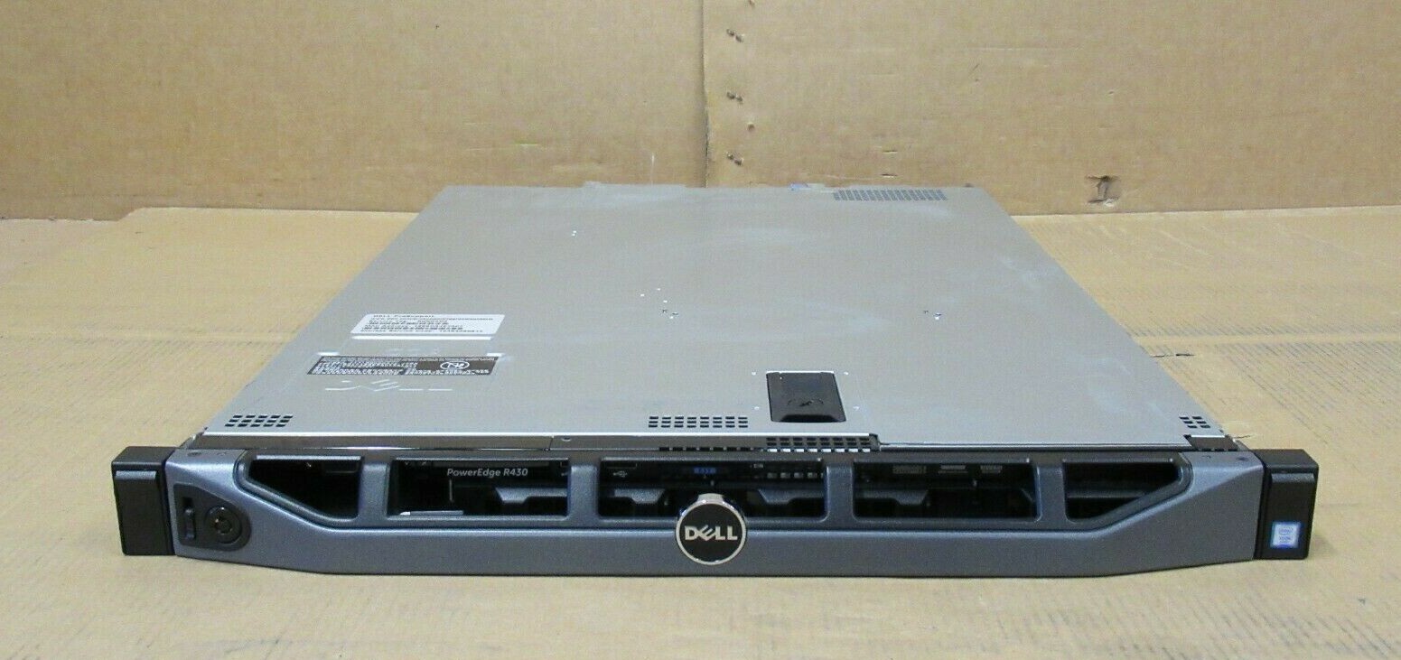 Dell PowerEdge R430 Xeon E5-2623V3 3GHz 32GB DDR4 4 Bay SAS H330 RAID 1U Server