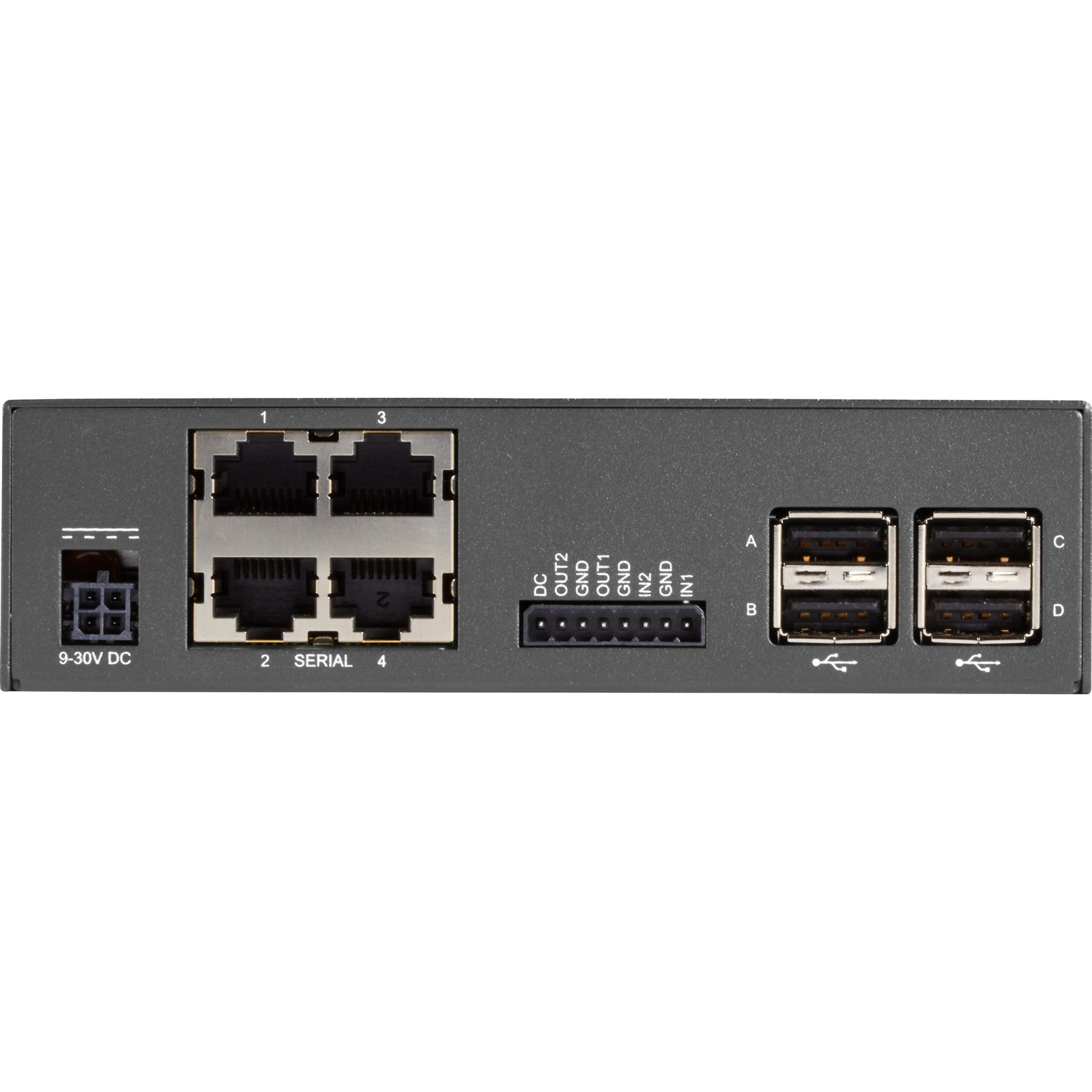 Black Box LES1600 Series Console Server – Cisco Pinout, 4-Port (les1604a)