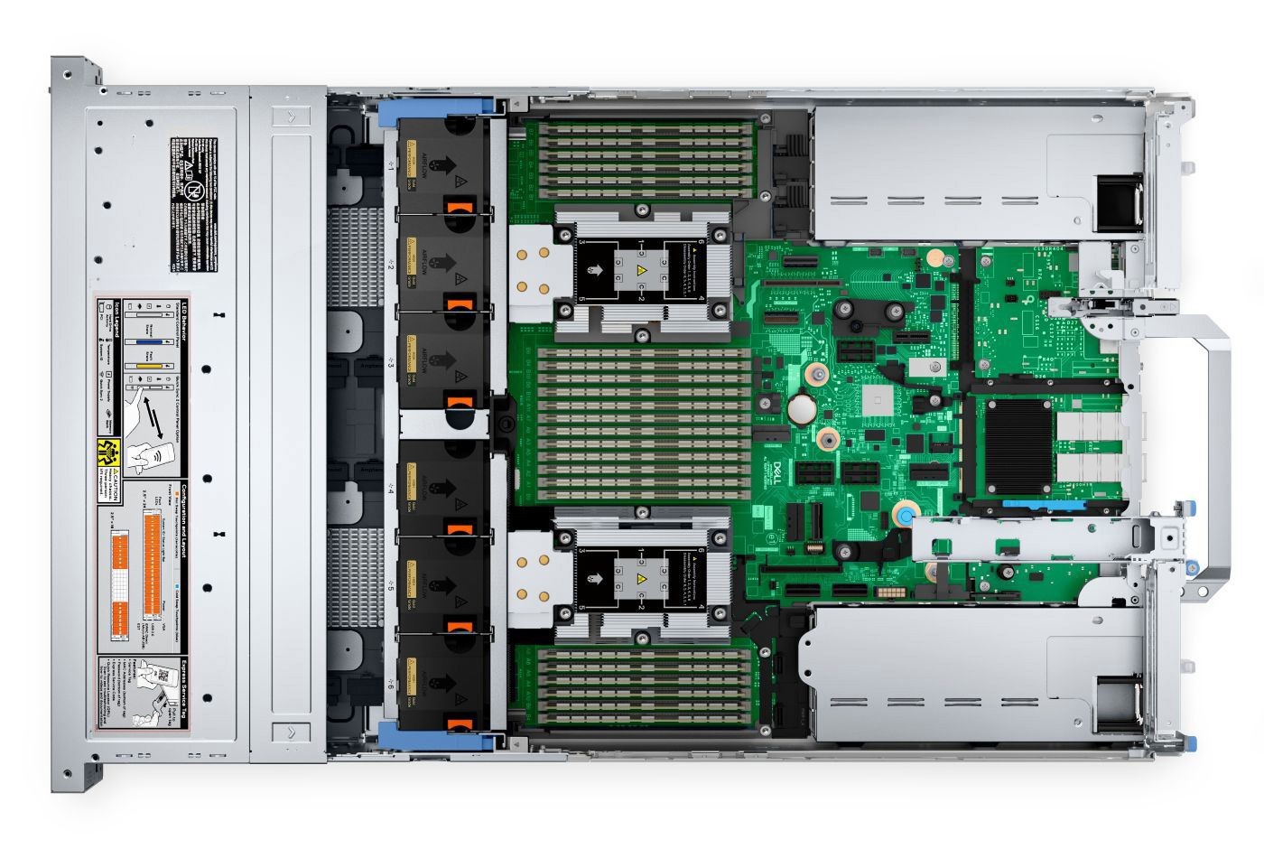 Server Dell R7625 16×2.5″ EPYC 9224 1024GB RAM H355 2×10/25GbE 2xPSU rails
