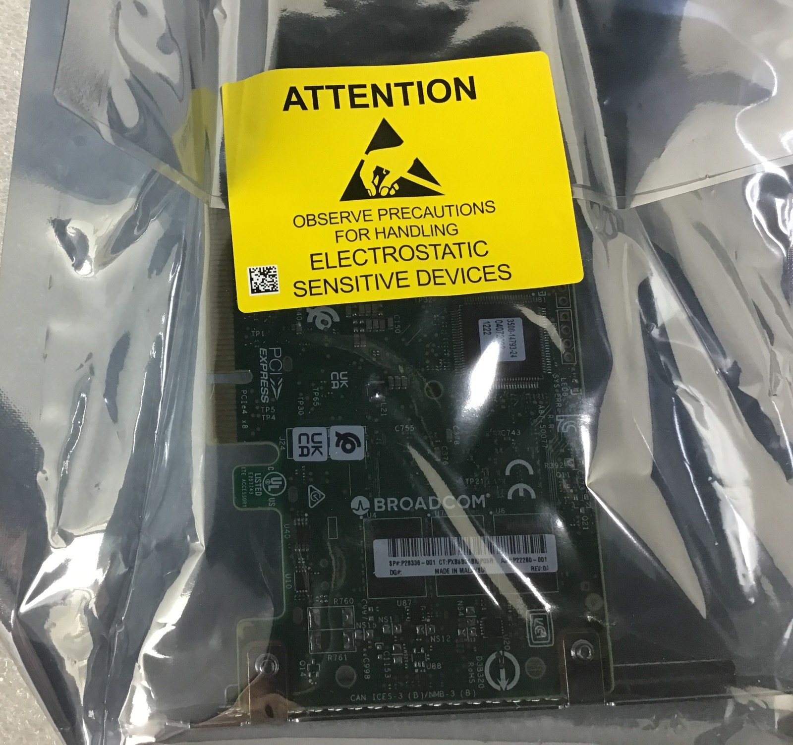 HP P28336-001 MegaRAID MR216i-p Pcie Storage Controller Broadcom P22260-001