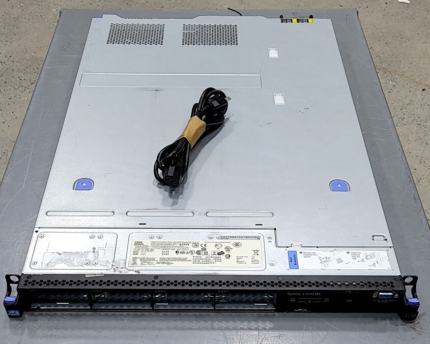 IBM SYSTEM X3530 M4 7160-AC1 Server 2*INTEL XEON E5-2430L 0 80GB SEE NOTES