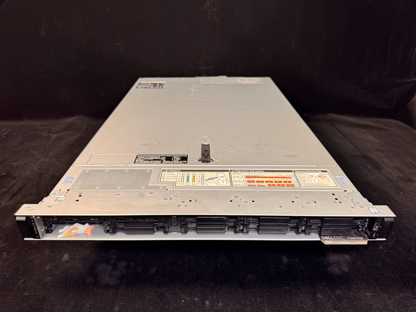 DELL POWEREDGE R640 8SFF 2x 8 CORE GOLD 6144 3.5GHz 512GB RAM H730P NO HDD