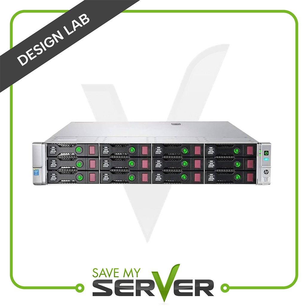 HP ProLiant DL380 Server Design Lab – 12 Bay – 2x Intel E5-2600 V4