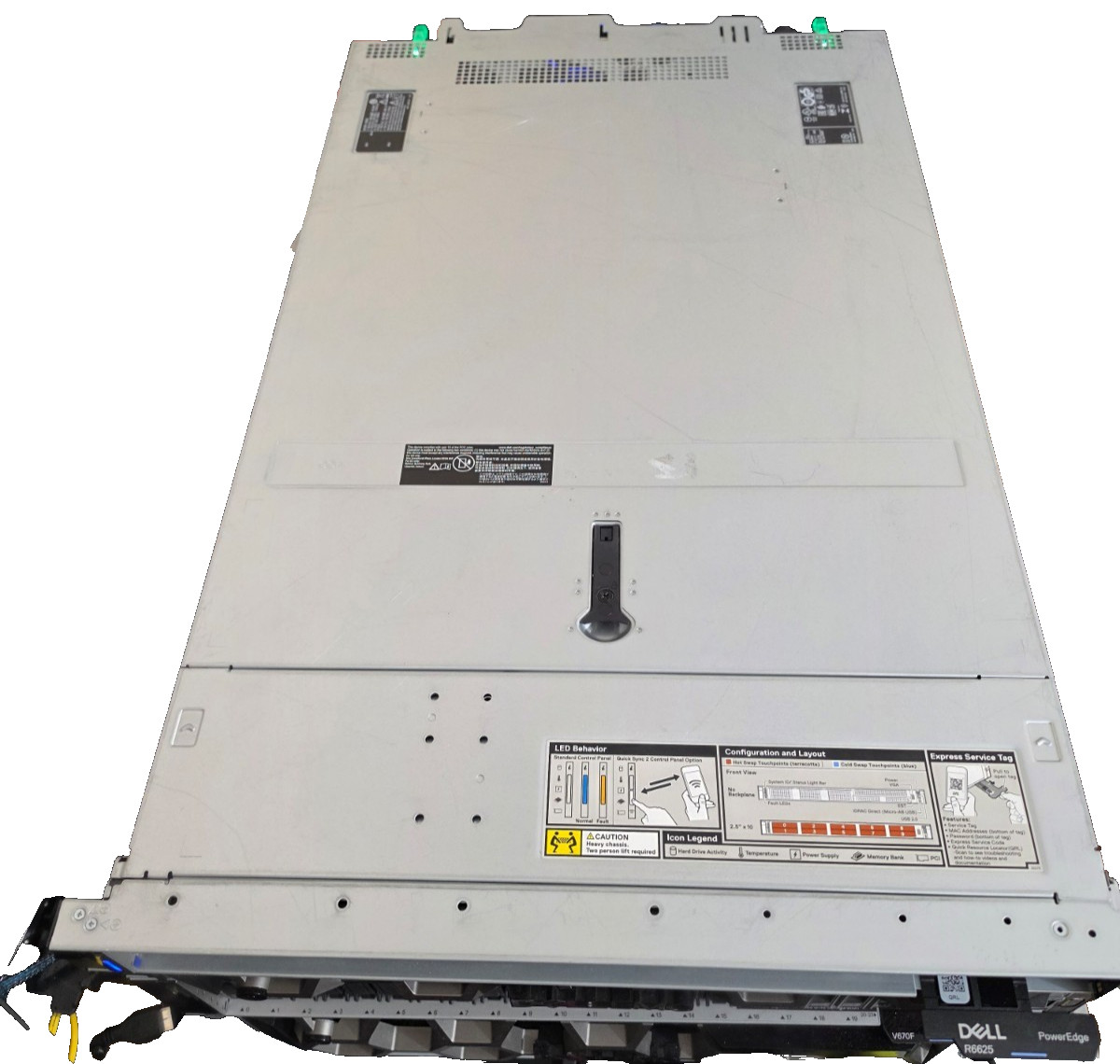 Dell PowerEdge R6625 2x AMD EPYC 9224 256GB DDR5 Diskless BOSS 1x480GB NVME WRTY