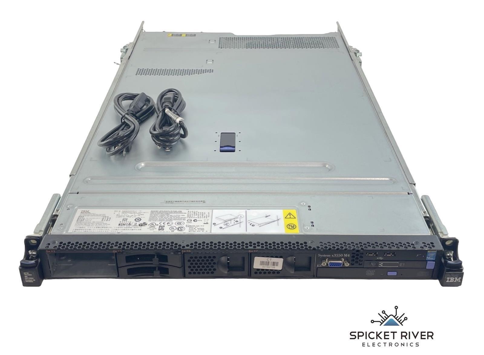IBM x3550 M4 1x 3.50GHz Quad Core Xeon E5-2637v2 32GB RAM 8-Bay No HDDs – READ