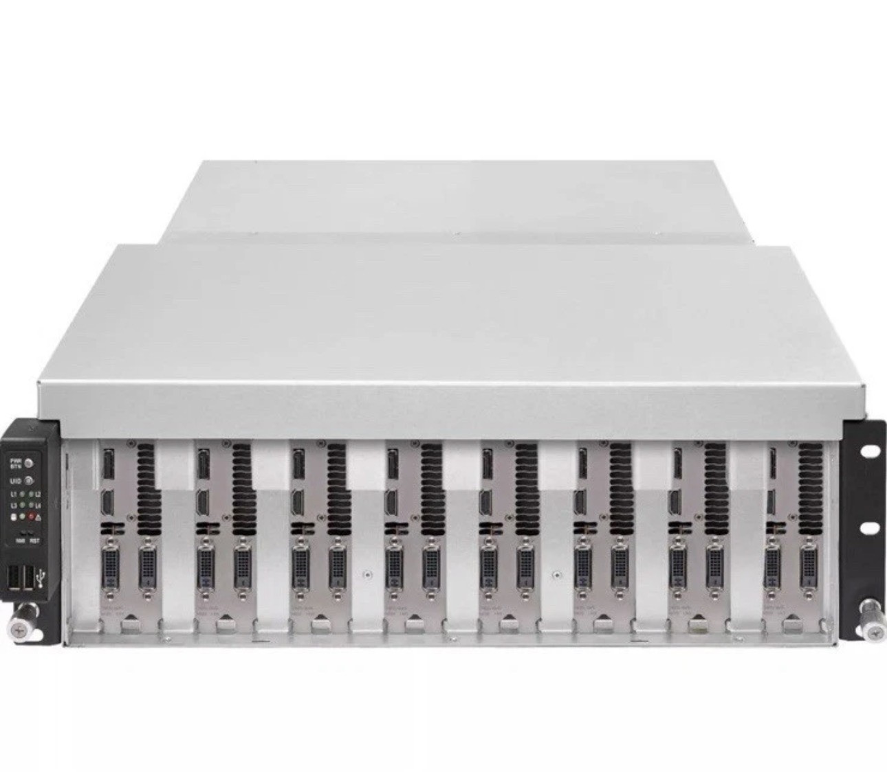 AS IS ASRock Rack 3U8G-X16X8SWB 3U Server Dual Intel Xeon 256GB DDR4 NO SSD/GPU