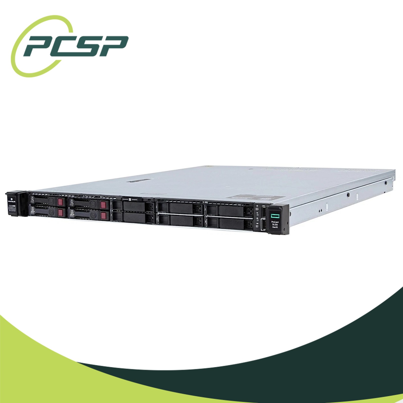 HP ProLiant DL325 Gen10 10B SFF EPYC 7452 128GB RAM P408i-a 2x 800GB SAS SSD
