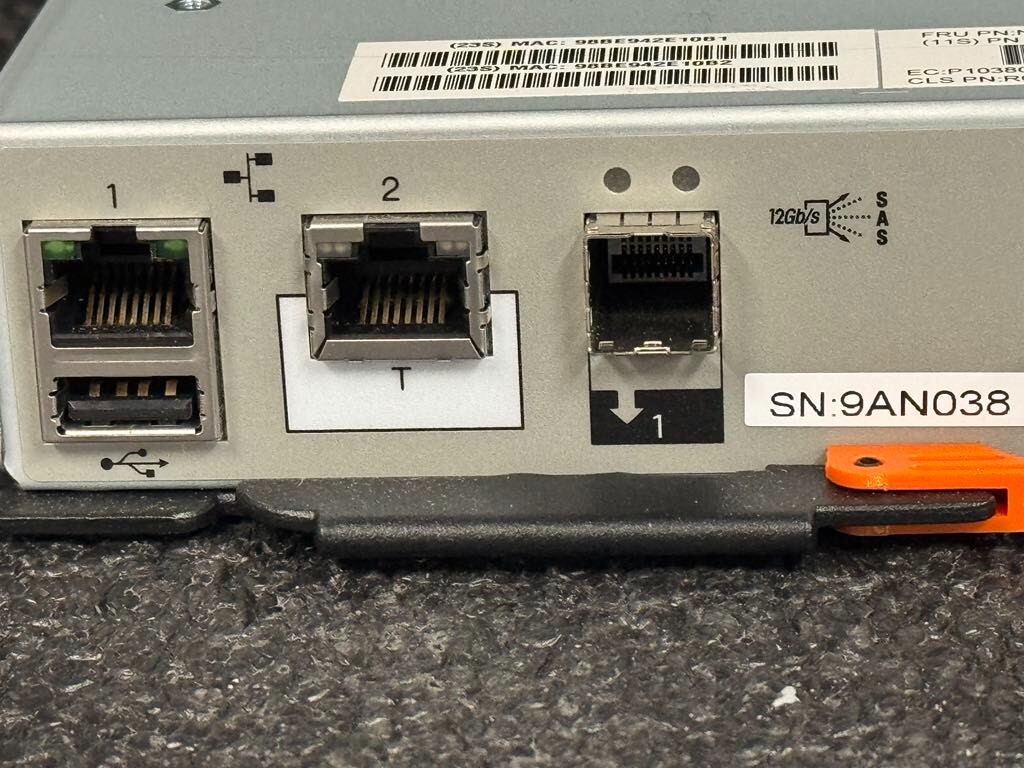 IBM 02YC350 Storwize V5010E 12Gb/s 16GB FC SAS Node Canister Flash System