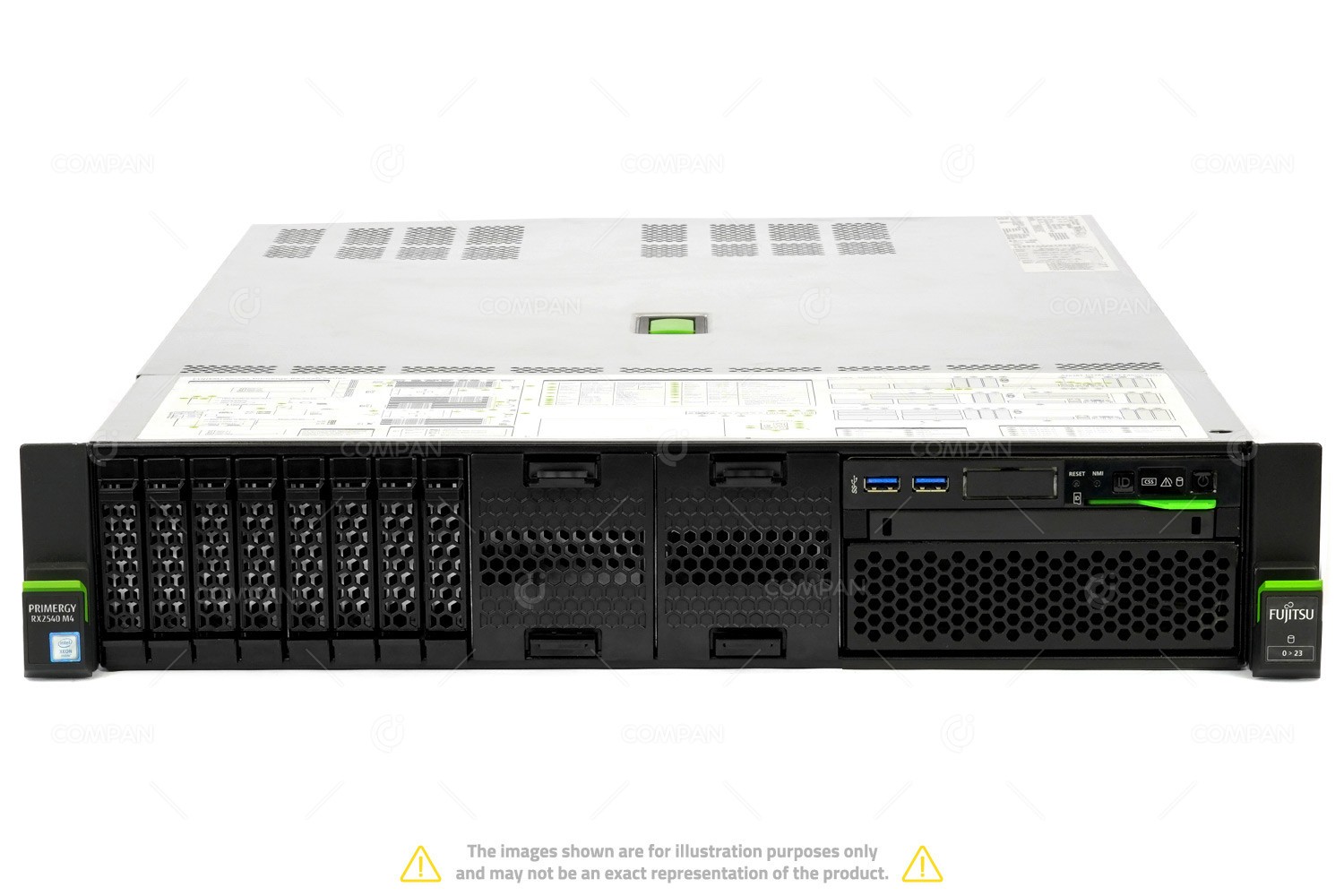 Fujitsu Primergy RX2540 M4 8SFF 2x Xeon Gold 6144 256GB RAM Rails