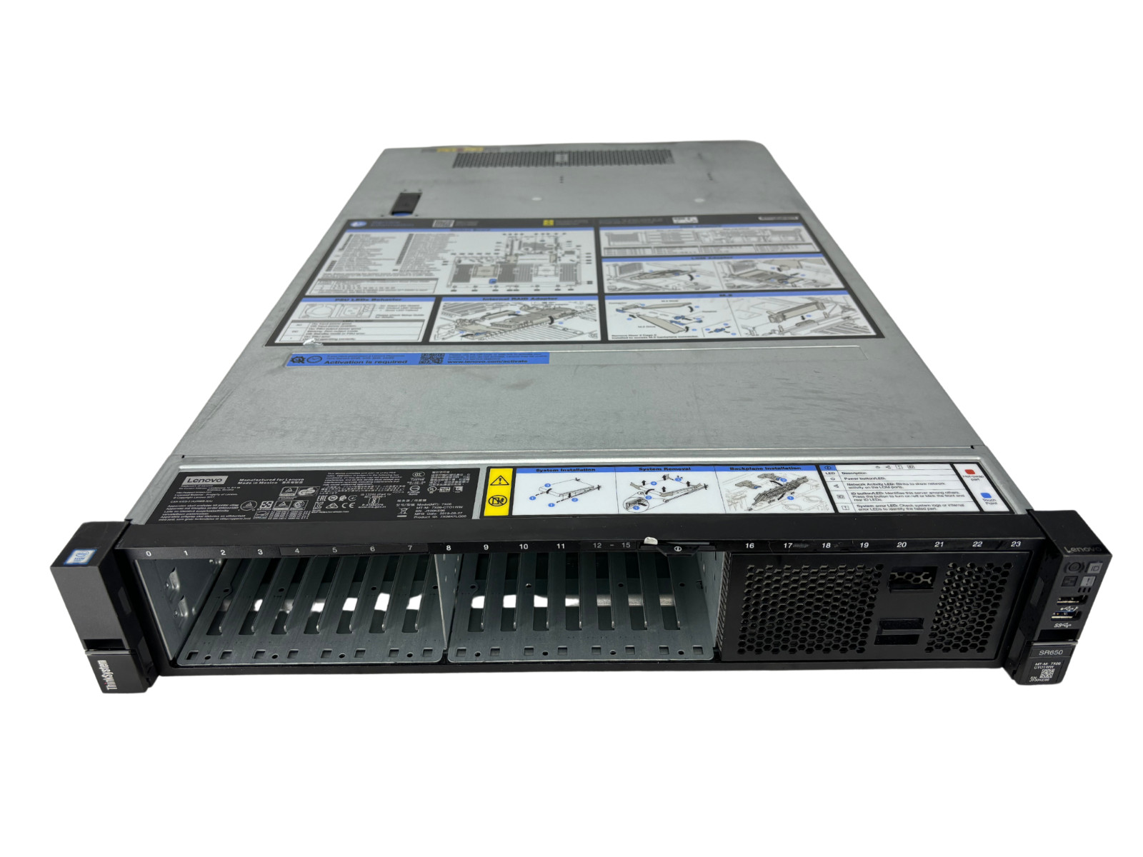 Lenovo 7X06-AC1 ThinkSystem SR650 16bay 2.5″ 2U CTO Server 2xHS RPS