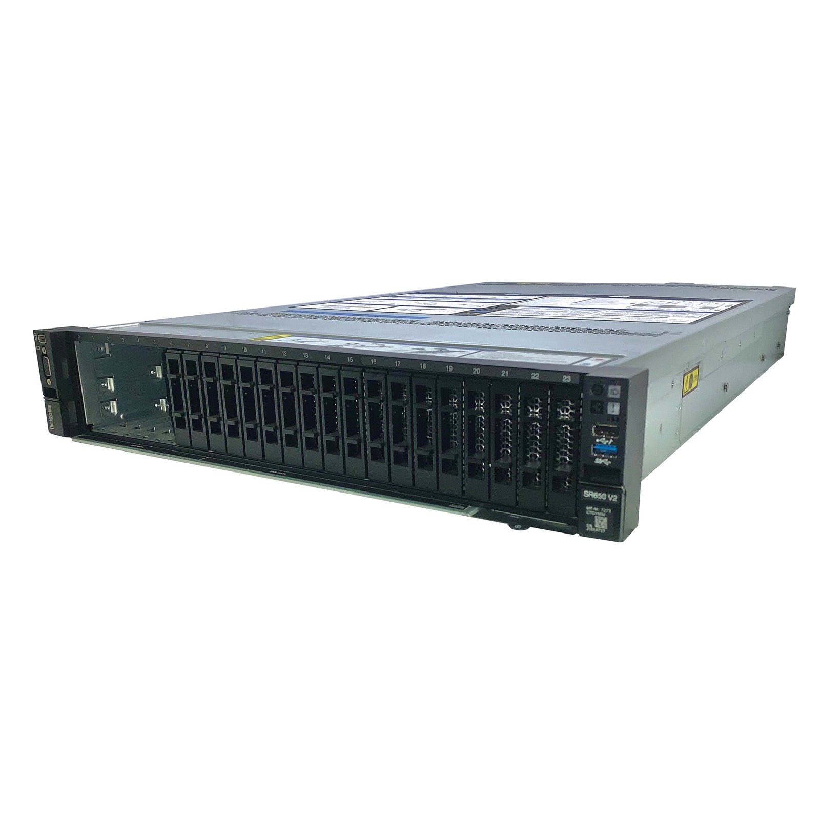 Lenovo SR650 V1 24B 2x Xeon Gold 6154 64GB DDR4 2x R930-16i 24x Trays NO HDD