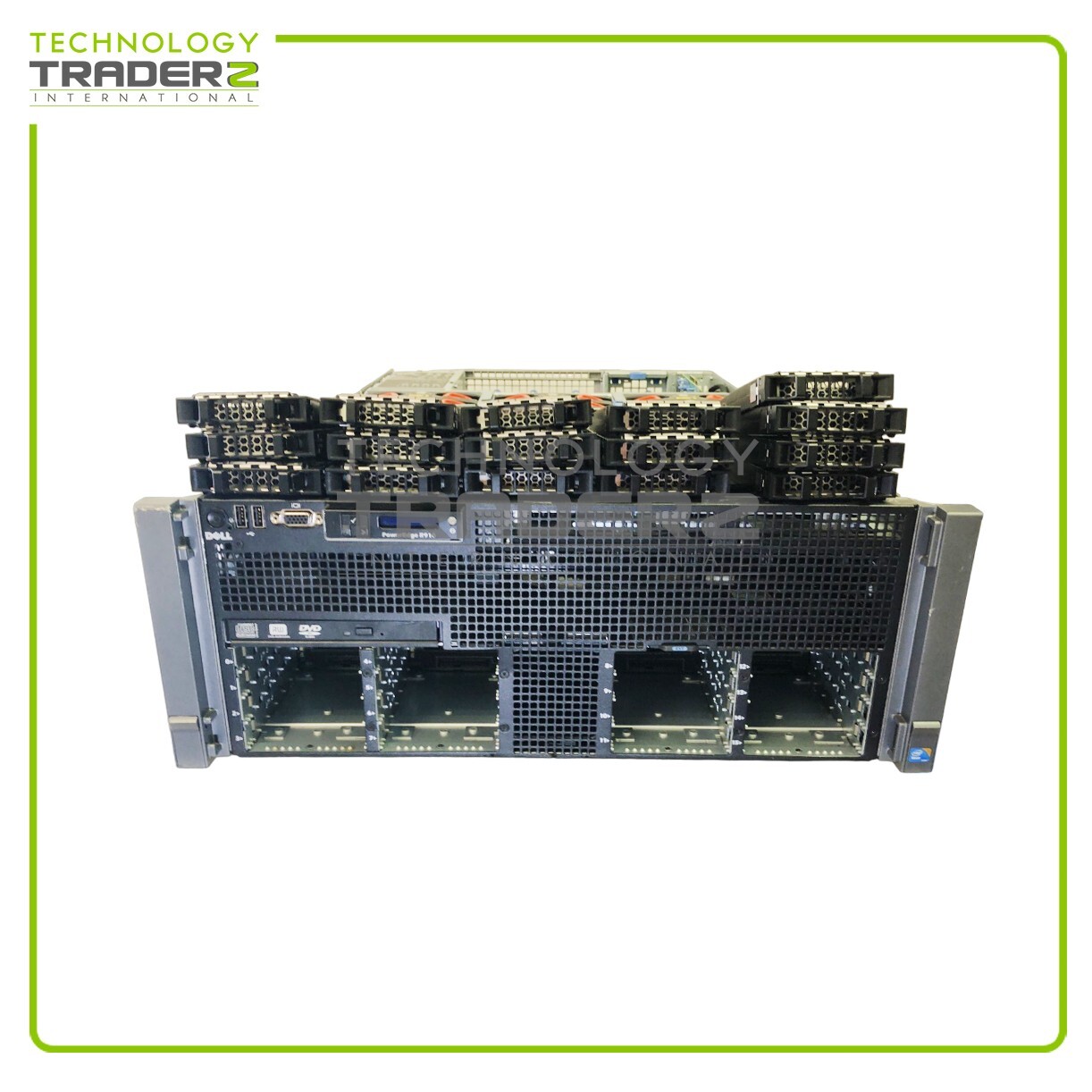 H626K Dell PowerEdge R910 4P Xeon E7-4830 16GB 16x SFF Server W/ 1x DVD 3x PWS