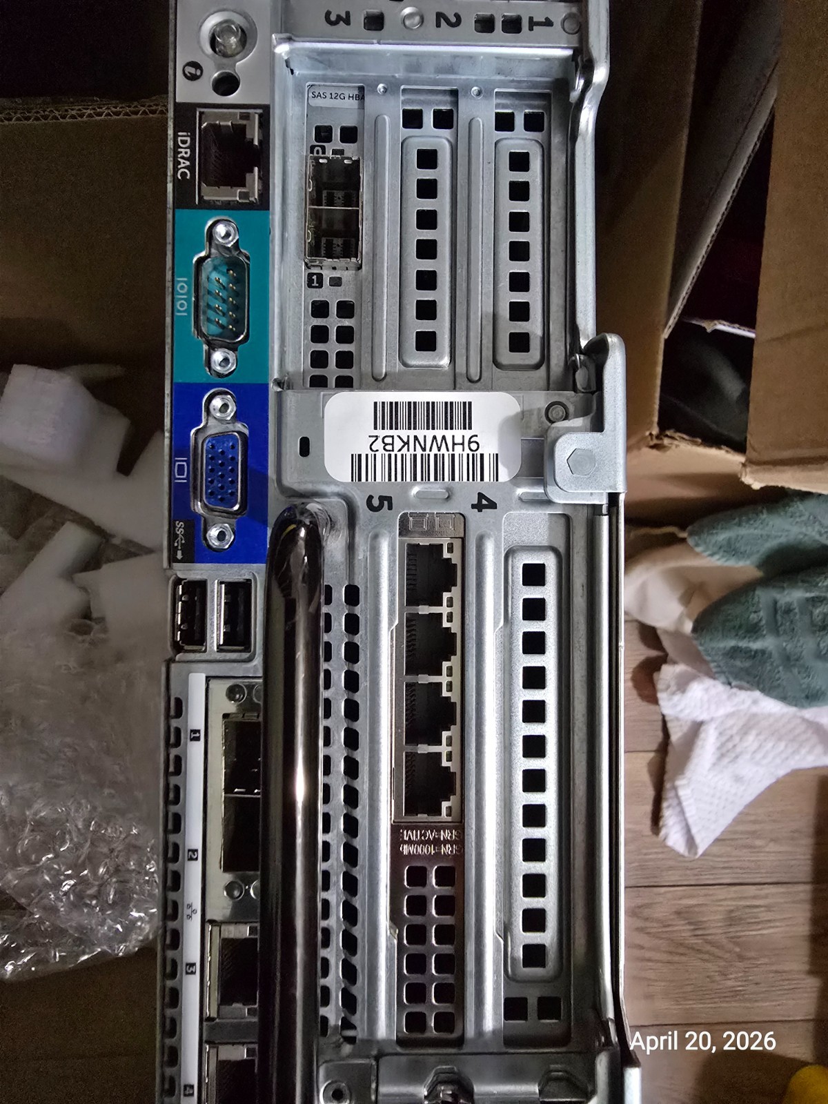 Dell PowerEdge R730 2U Rack Server – 8-Bay SFF with 7× 120GB SAS Drives