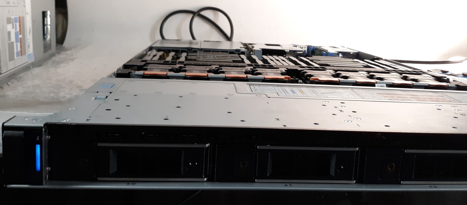 Dell EMC PowerEdge R640 4-Bay Server NO CPU RAM HDD w/ 2x PSU+SF Card+Perc+Cords