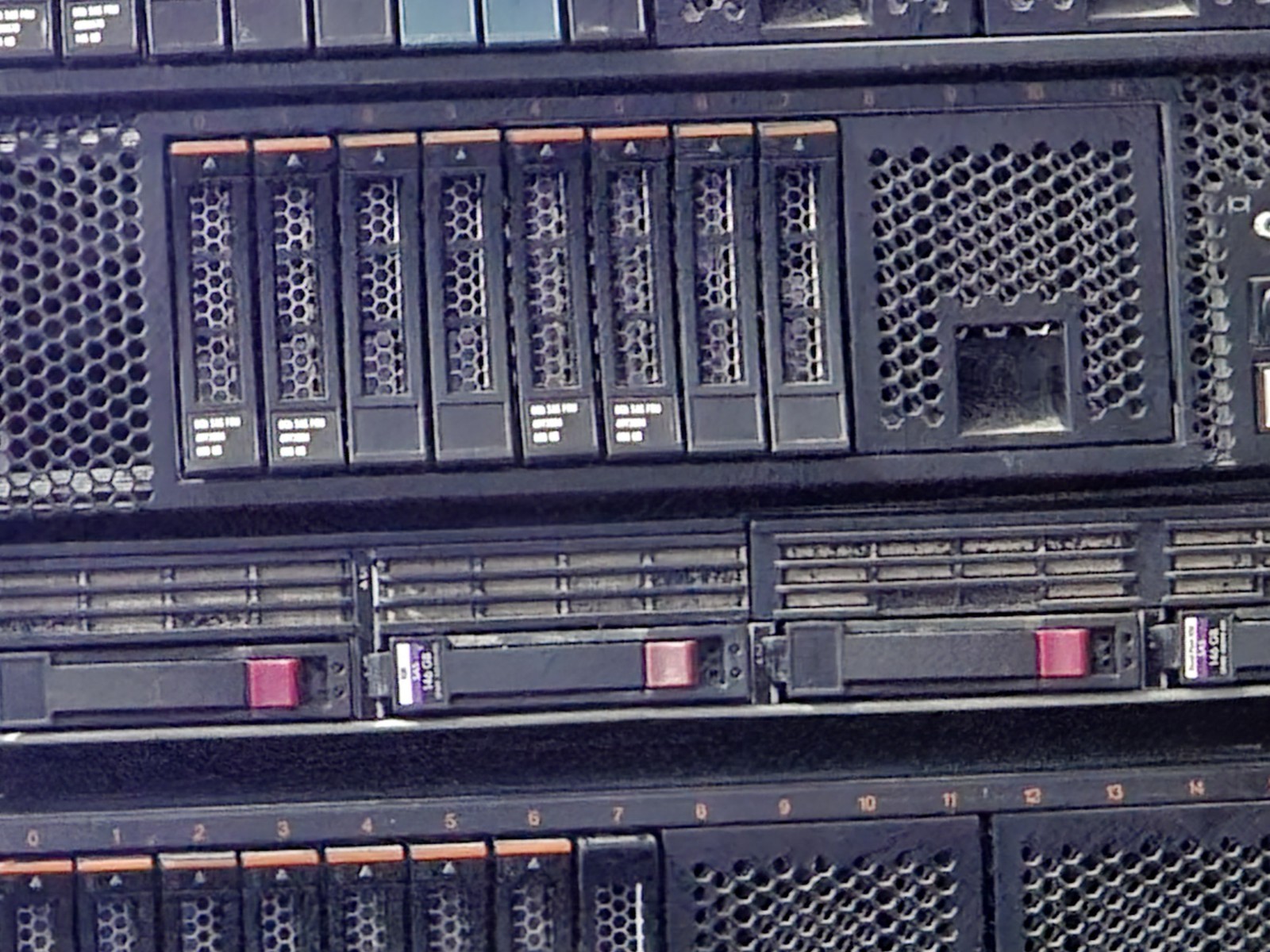 Rack Of IBM Servers