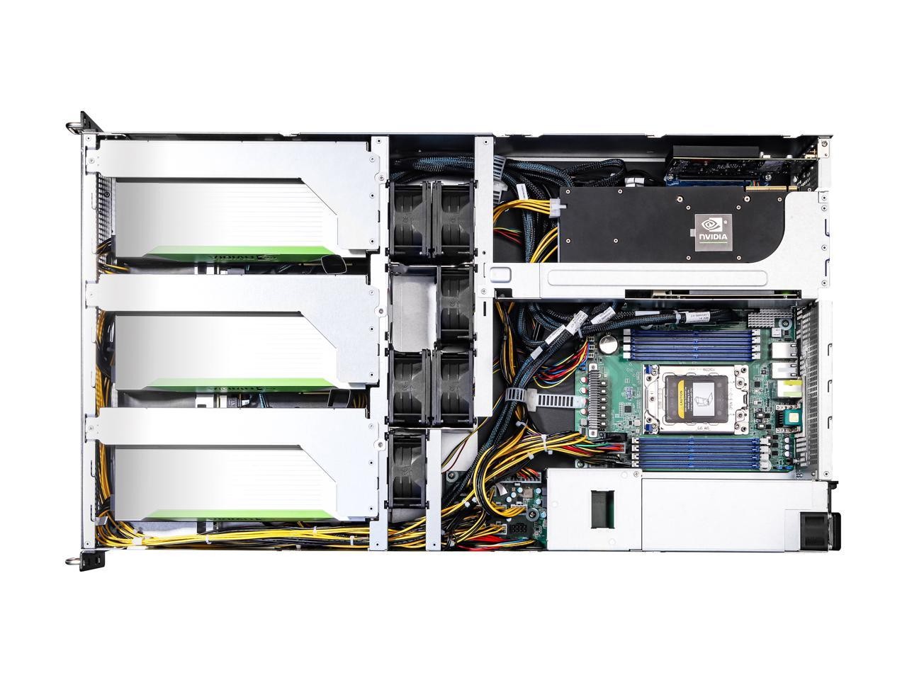 ASRock 2U4GROME 2U EPYC Server Barebone with 4 GPU Slots and Dual 10G LAN