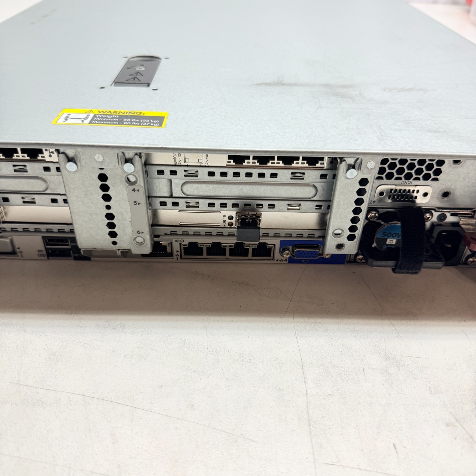 HP ProLiant DL380 Gen9 Barebone Server No RAM w/(8) 300GB HDDs and Power Cable