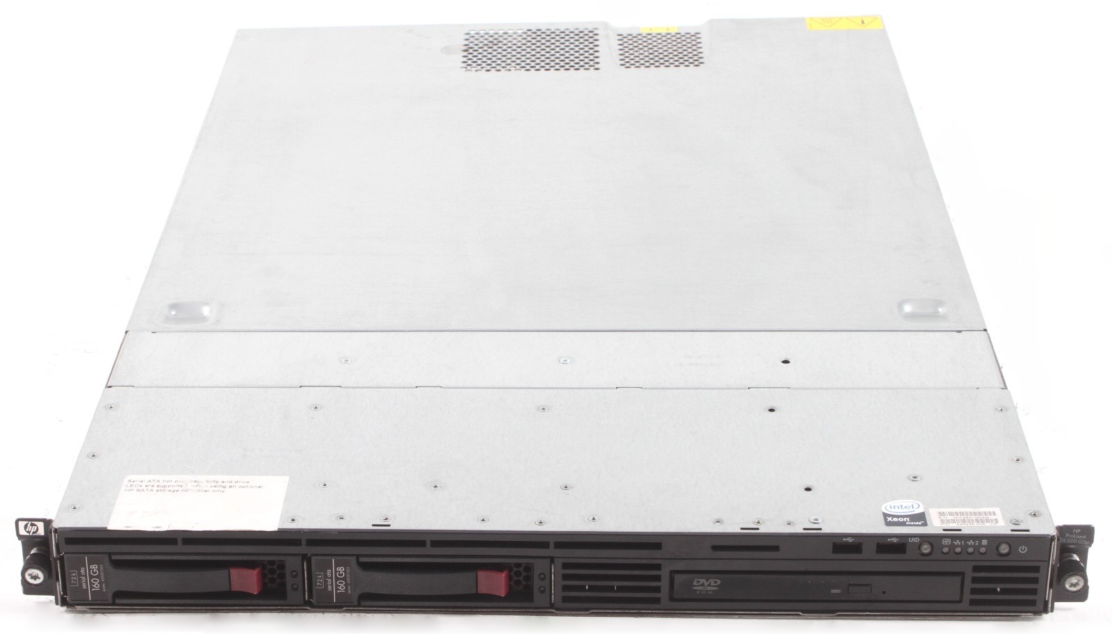 HP Proliant DL320 G5p 2.13GHz Quad Core Xeon 3050 2x 160GB HDDs Server; 6170644