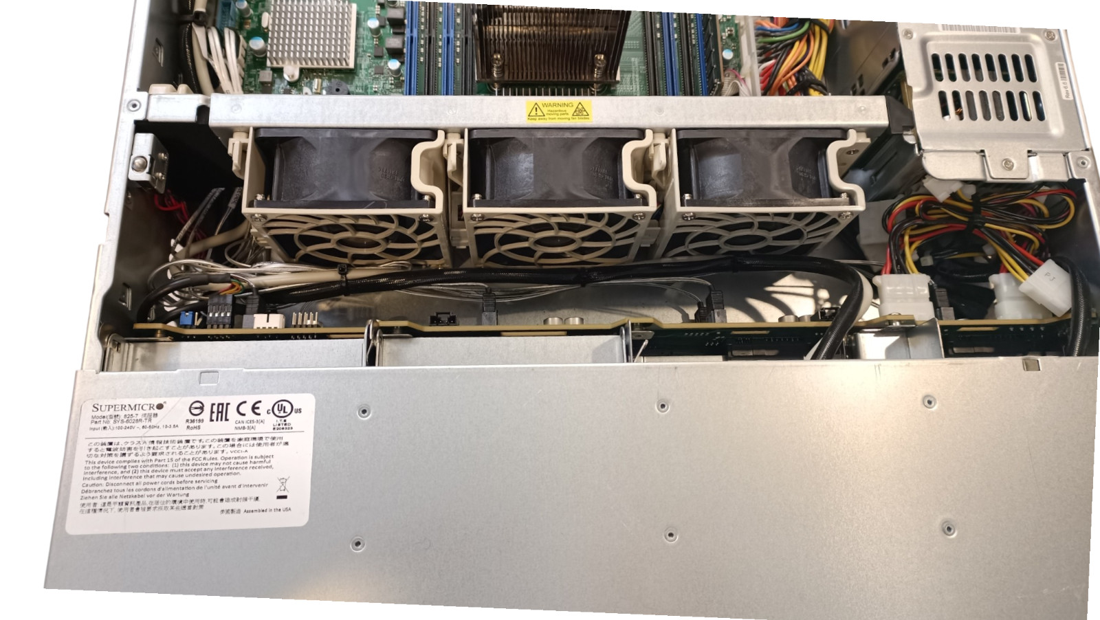 SUPERMICRO 825-7 6028R-TR sku6599 2U X10DRi 2X XEON 2650 V4 32GB NO HDD SERVER