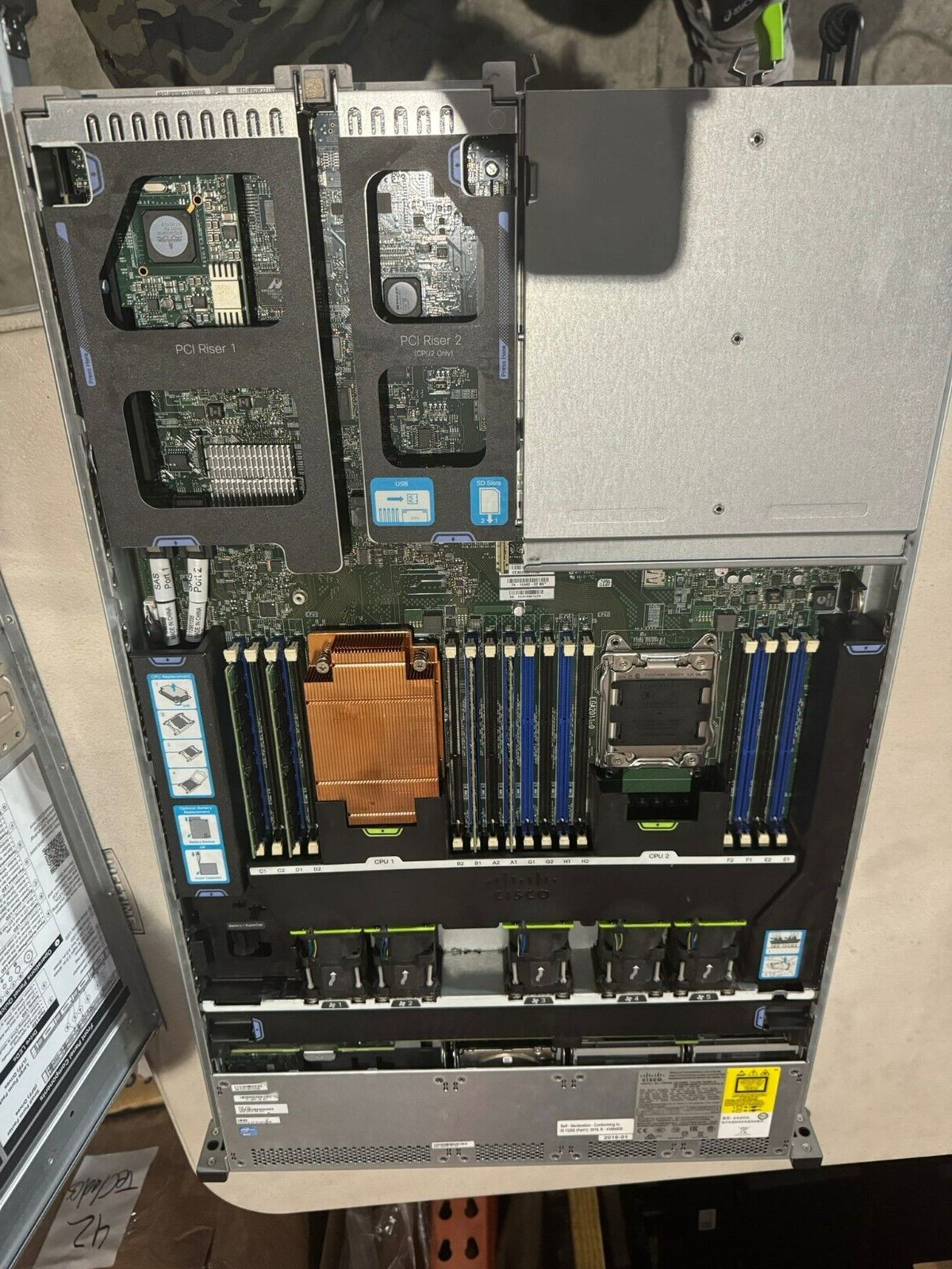 Cisco UCS C220 M3 Server 1x Xeon E5-2640 2.5 GHz 16GB 600G HDD Working