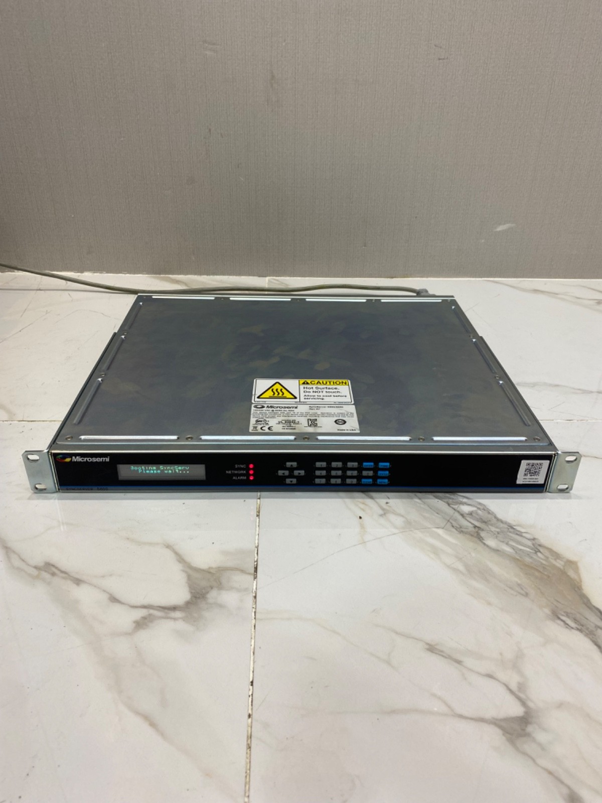 Microsemi SyncServer S600/S650 Rev A7 GPS NTP / PTP Network Time Server