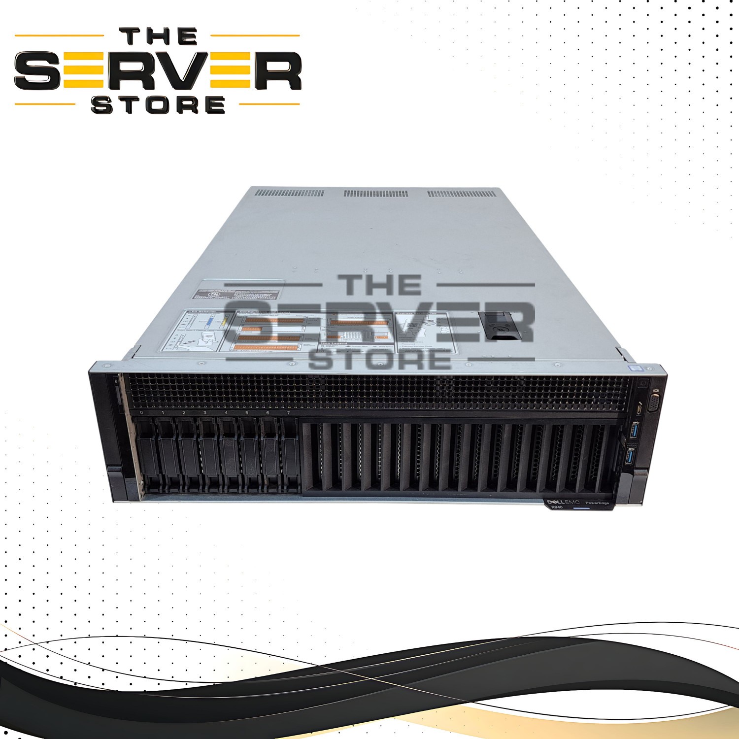 Dell R940 8x SFF 4x Gold 6122 20C 3TB PERC H730p 8x 960GB SATA X550/i350