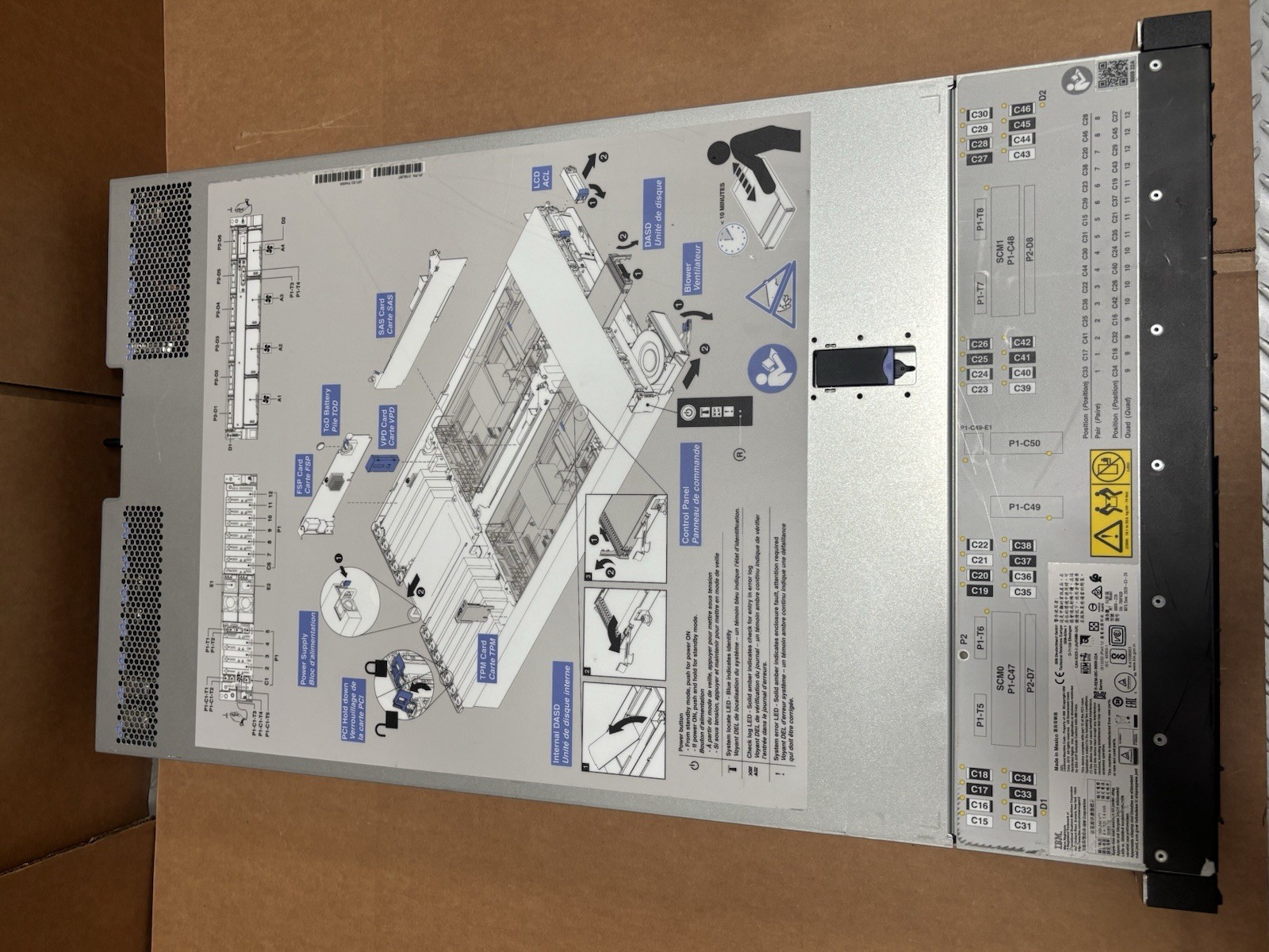 IBM 9009-22A Power System S922 Power 9, 16 core CPU, 256GB (32GBx8)