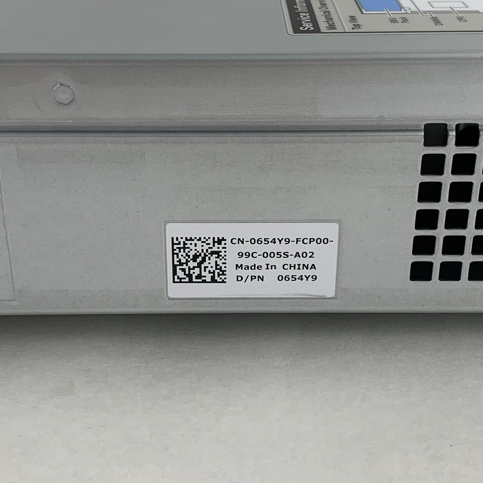 Dell E18M001 HG9TD 654Y9 Storage Barebones Chassis w/ Screws No MB, Ram, CPU