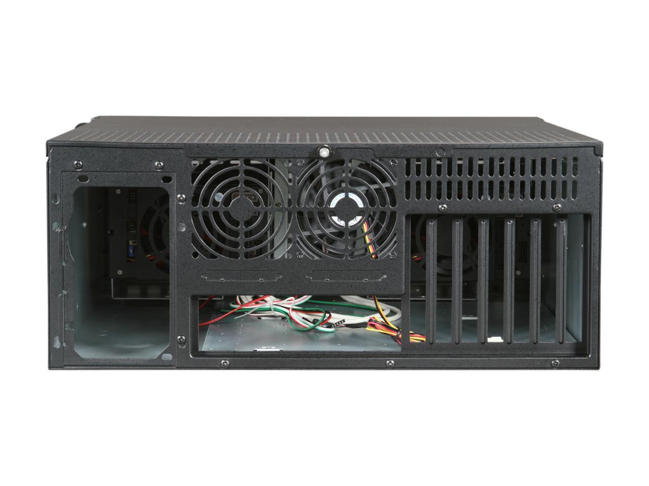 iStarUSA D406ND-B6SL Black Aluminum / Steel 4U Rackmount Compact Stylish Rackmou