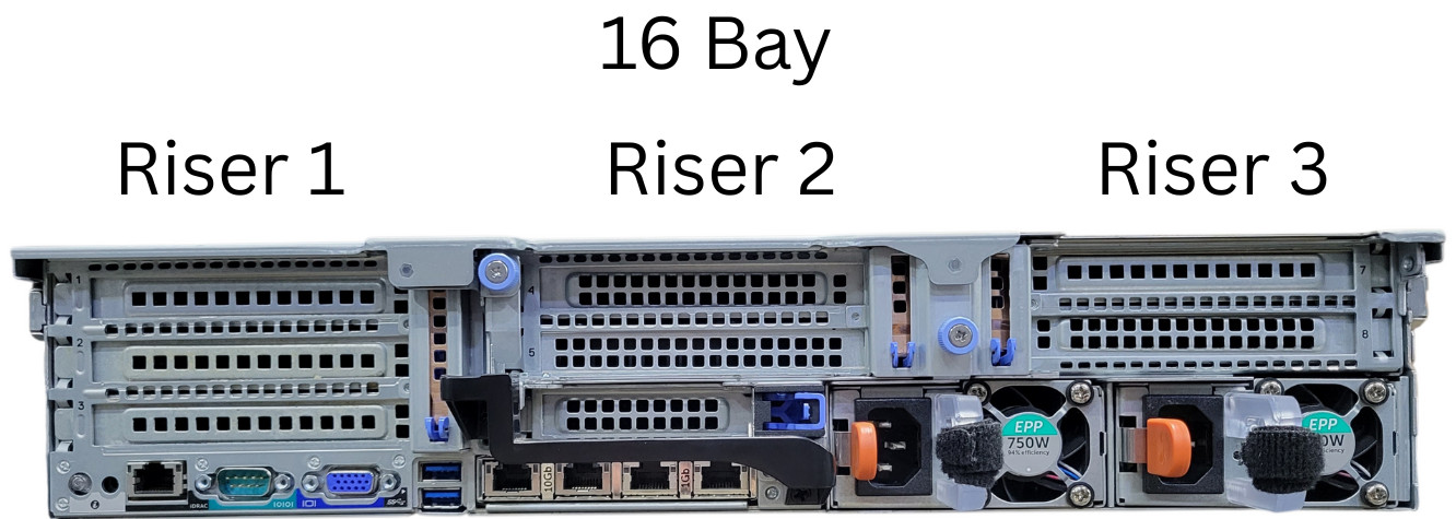 Dell PowerEdge R740 2x Gold 6226R =32C 2.9 GHz H730P X550 16SFF 64GB MODs 2933Y