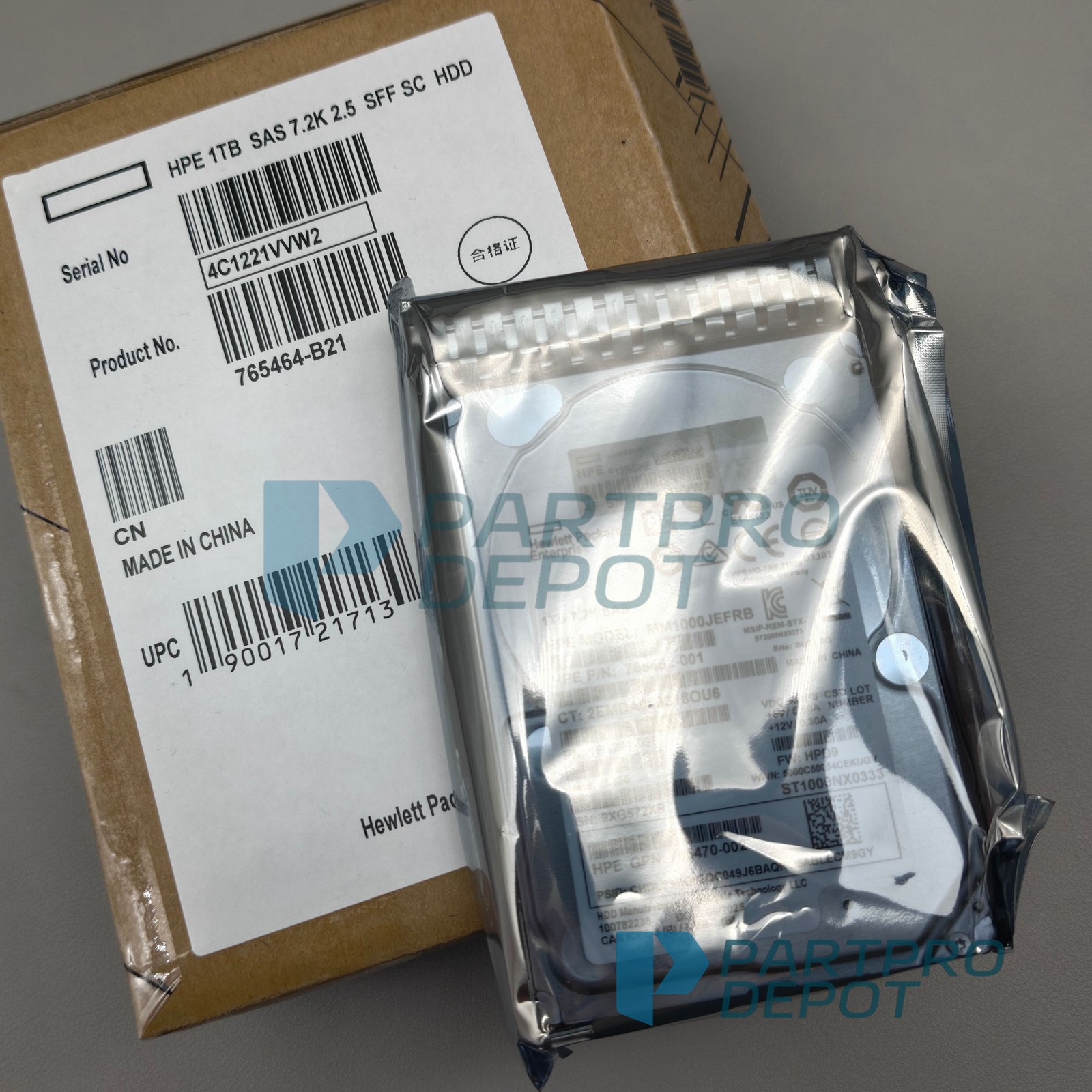 New HP 1TB 7.2K SAS 12G 2.5 inch G8 G9 HDD hard drive 765464-B21 765872-001