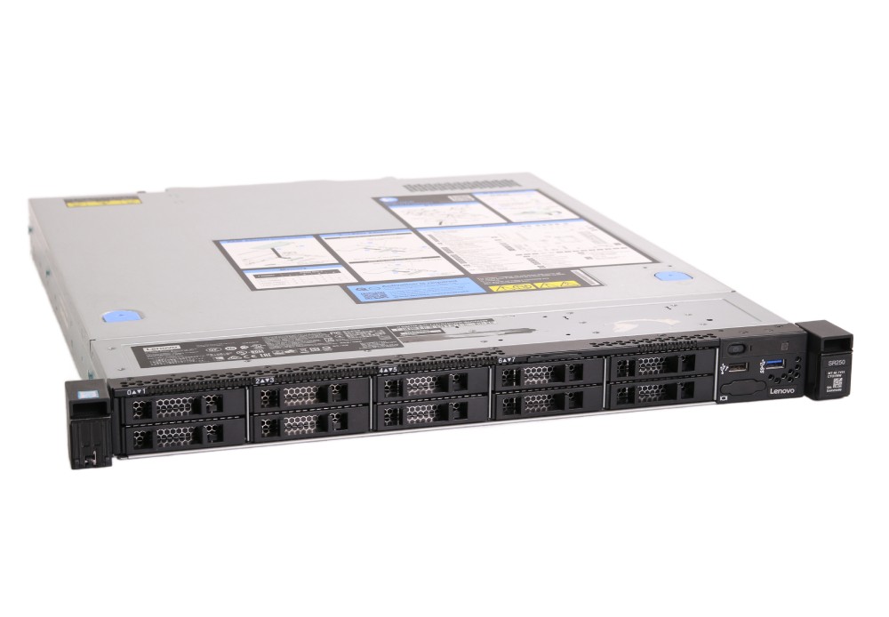 Lenovo ThinkSystem SR250 // 1x Intel Xeon E-2146G, 32GB RAM, 8x SFF