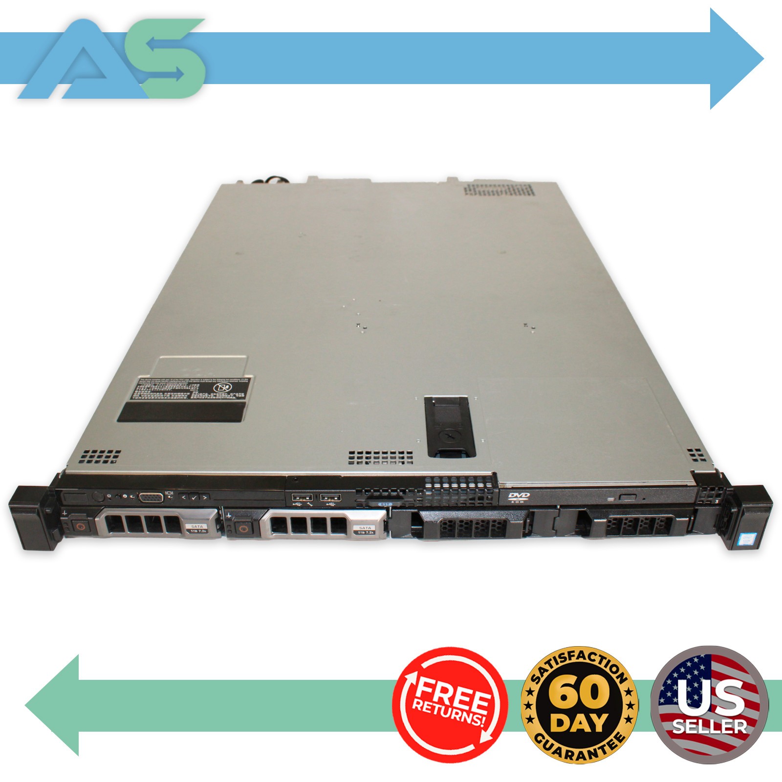 Dell PowerEdge R430 Server Intel Xeon E5-2620 v4 2.1GHz 16GB RAM (2x8GB) No HDD