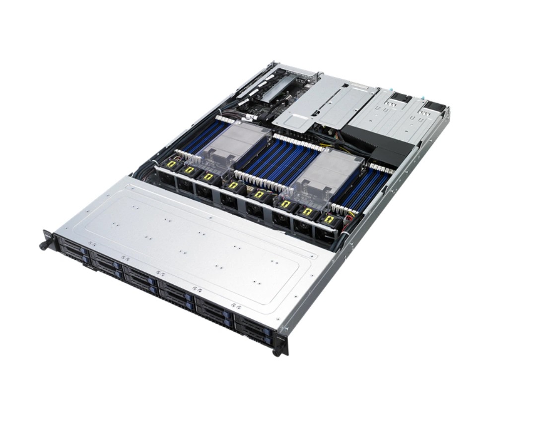 ASUS RS700A-E9-RS12 Server 12X2.5″/2X EPYC 7702 CPU 64C/8X 64G 3200MHz/3008 HBA