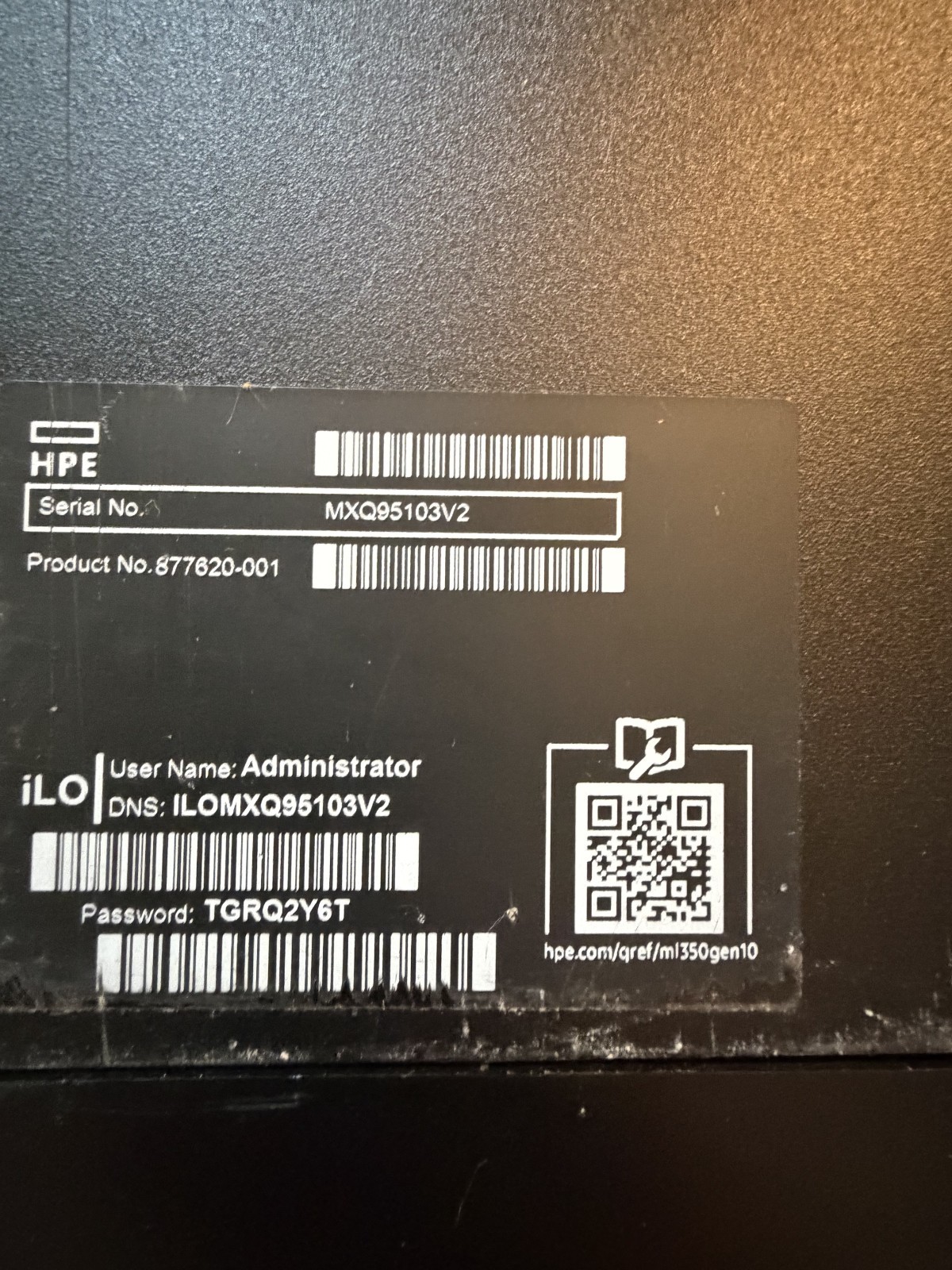 36TB Storage Server | HP HPE Proliant ML350 Gen10 | ECC Memory | 1x Xeon Bronze