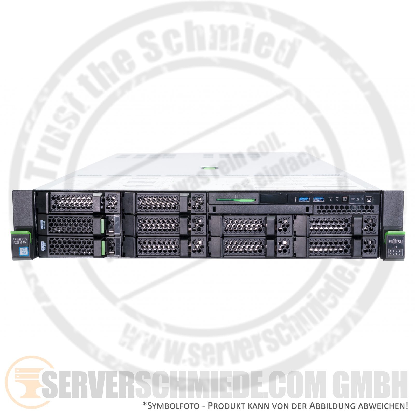 Fujitsu Primergy RX2540 M4 19″ 2U Server 4x 3,5″ LFF 2x Intel XEON LGA3647 Scala
