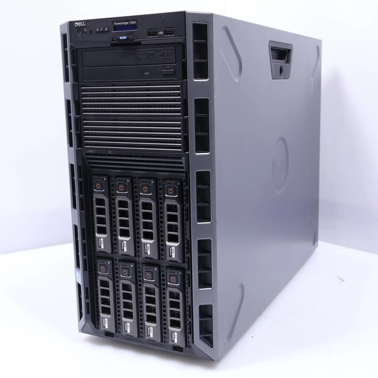 Dell PowerEdge T420 12 Core 2xE5-2430 v2 48GB 4x600GB HD 8×3.5 Bay H310 2x 495W