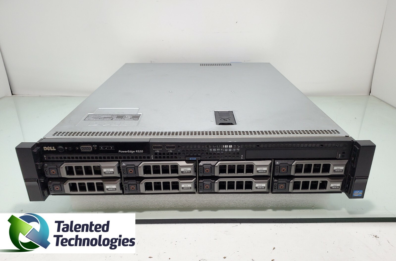 DELL R520 2x Xeon E5-2420 , 32GB DDR3 MEM, 1.1 TB 15K LFF SAS, H710, 2x 750W PSU